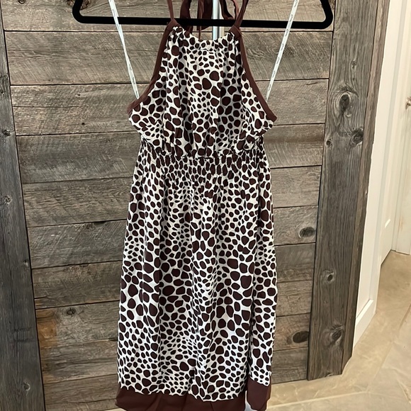Guess 100 % Rayon sun Dress in size L - Picture 1 of 5